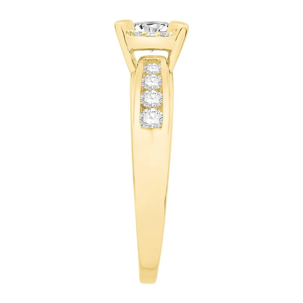 1 ct. tw. Diamond Engagement Ring in 14K Yellow Gold – Image 4 of 4