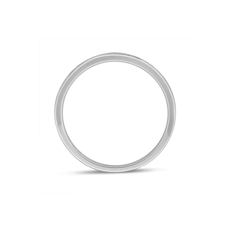 Channel-Set Diamond Wedding Band in 10K White Gold &#40;1/7 ct. tw.&#41; – Image 2 of 3