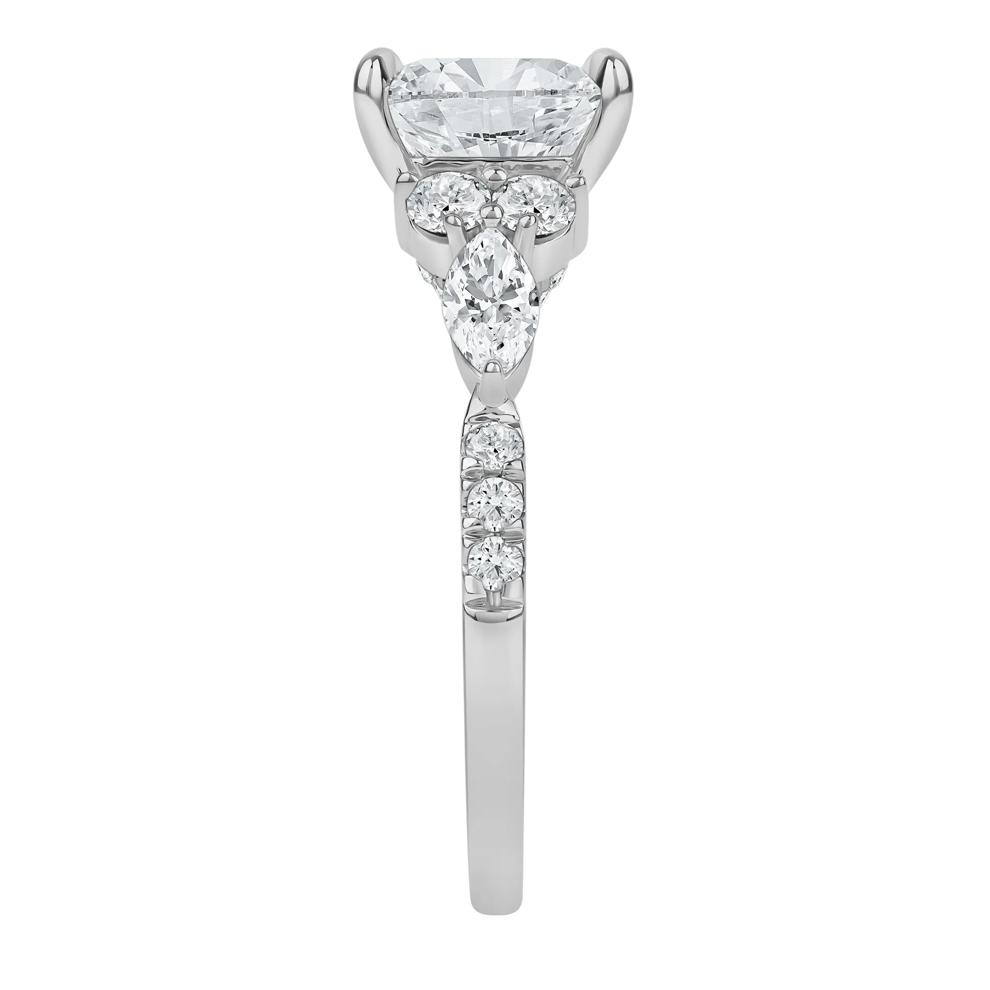 Sage Lab Grown Diamond Engagement Ring in Platinum (3 3/4 ct. tw.) – Image 3 of 5