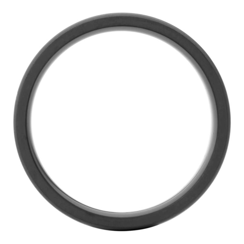 Men&#39;s Groove Wedding Band in Tantalum, 7MM – Image 2 of 3