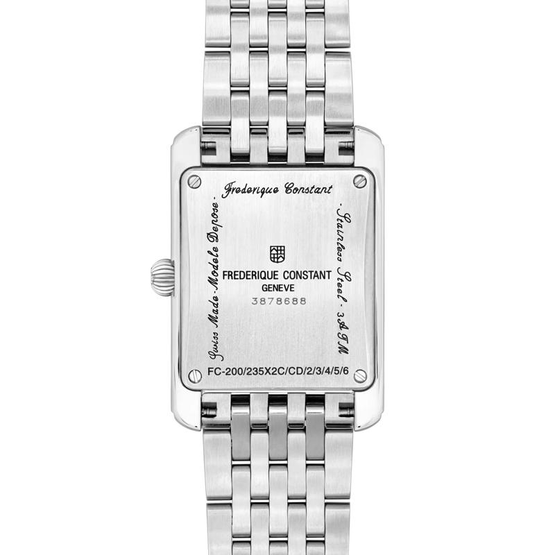 Ladies&#39; Classics Carr&eacute;e Watch With Silver Dial and Stainless Steel Bracelet – Image 2 of 3