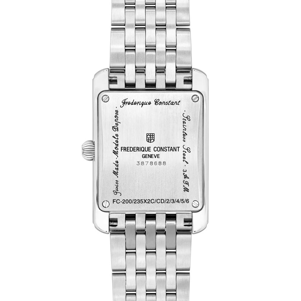 Ladies' Classics Carr&eacute;e Watch With Silver Dial and Stainless Steel Bracelet – Image 2 of 3