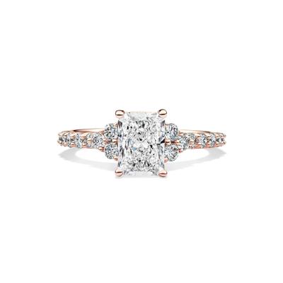 Lab Grown Diamond Radiant-Cut Engagement Ring in 14K Gold (2 ct. tw.)
