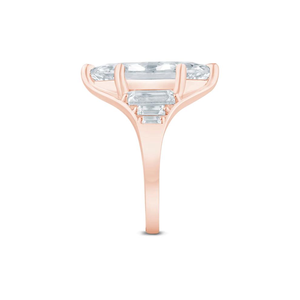 Lab Grown Diamond Marquise Engagement Ring in 18K Rose Gold (6 3/8 ct. tw.) – Image 3 of 3