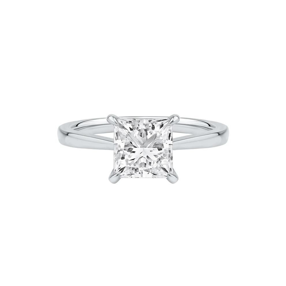 Lab Grown Diamond Solitaire Engagement Ring in Platinum (2 ct. tw.) – Image 1 of 5