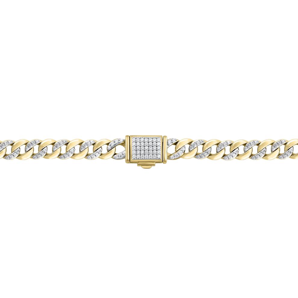 Lab Grown Diamond Solid Cuban Chain, 6.5MM, 22" (4 ct. tw.) – Image 3 of 3