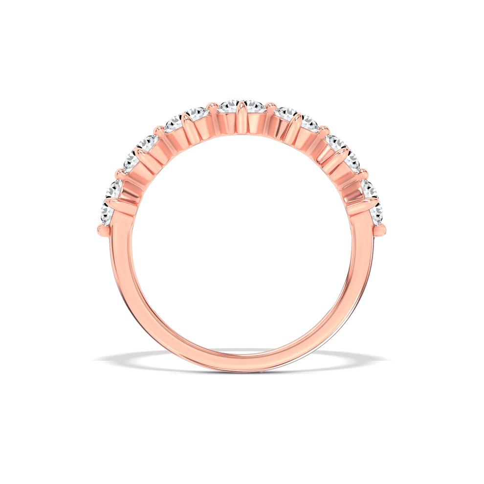 Lab Grown Diamond Seven-Stone Band in 10K Rose Gold (1 1/2 ct. tw.) – Image 2 of 4