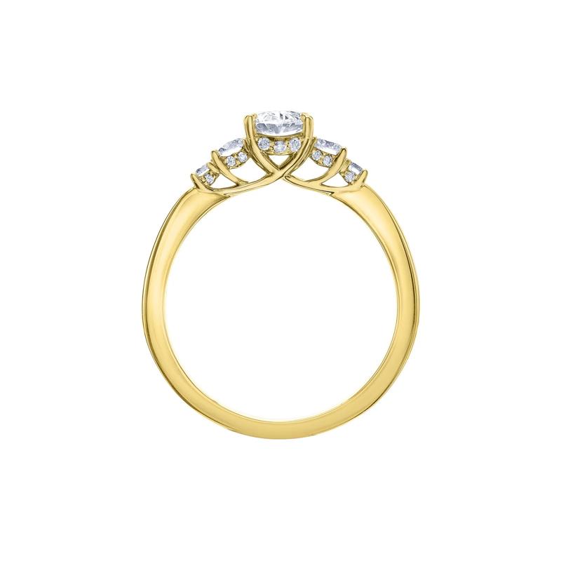 Oval-Shaped Diamond Engagement Ring in 14K Yellow Gold &#40;1 ct. tw.&#41; – Image 2 of 7