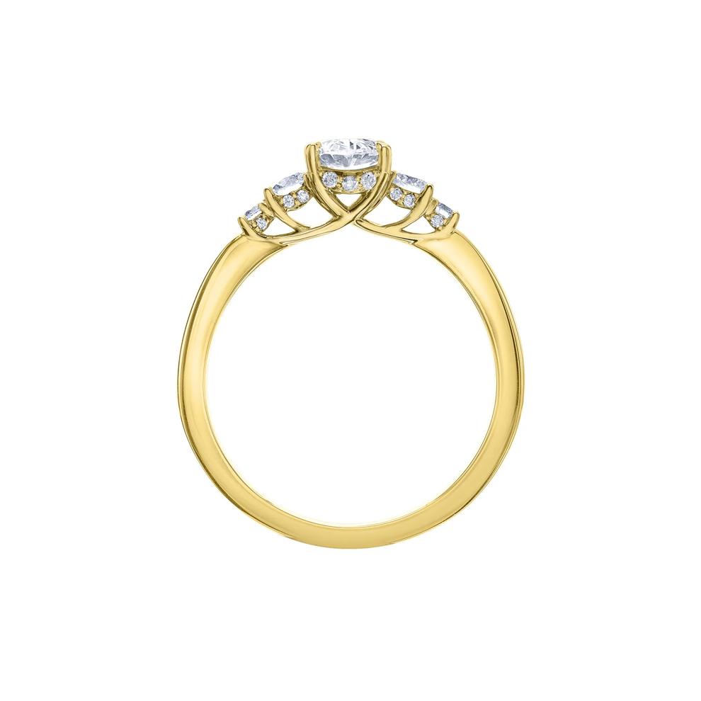 Oval-Shaped Diamond Engagement Ring in 14K Yellow Gold (1 ct. tw.) – Image 2 of 7