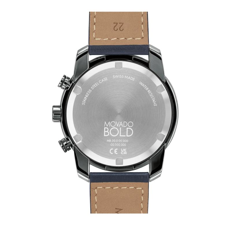Verso Men&rsquo;s Watch in Gray Ion-Plated Stainless Steel, 44MM – Image 3 of 3