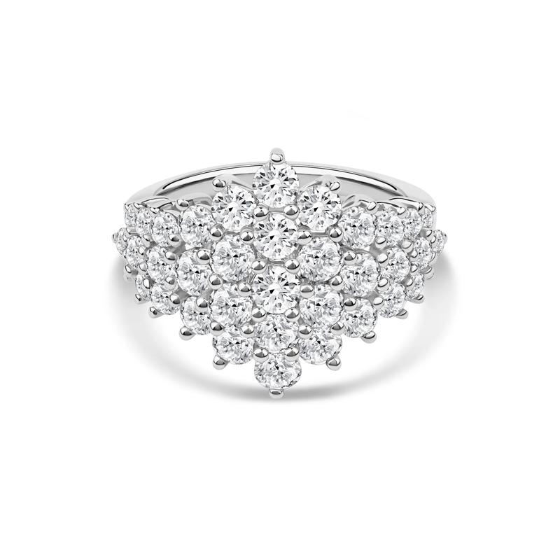 Lab Grown Diamond Ring in 14K White Gold &#40;3 ct. tw.&#41; – Image 1 of 3