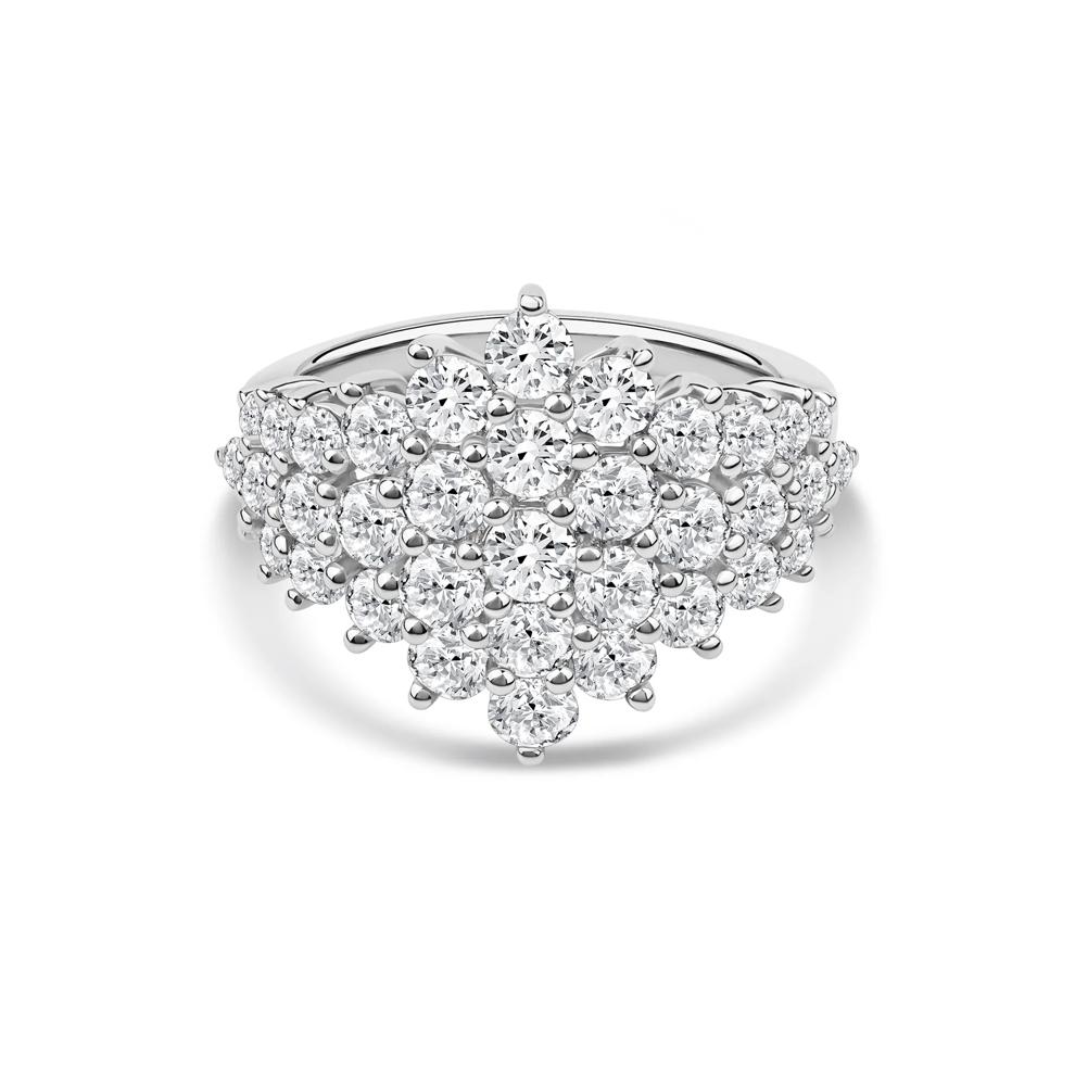 Lab Grown Diamond Ring in 14K White Gold (3 ct. tw.) – Image 1 of 3