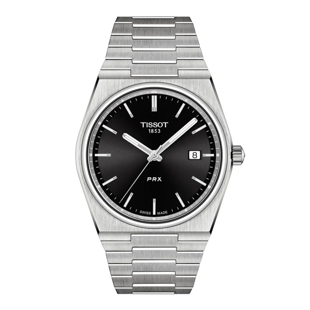 Black PRX Men&rsquo;s Watch in Stainless Steel – Image 1 of 3