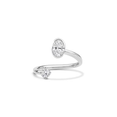 Lab Grown Diamond Ring in 14K White Gold (1 ct. tw.)