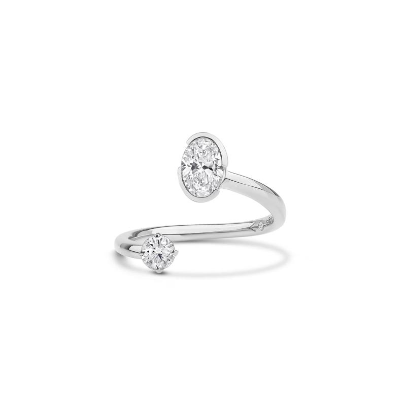 Lab Grown Diamond Ring in 14K White Gold &#40;1 ct. tw.&#41; – Image 1 of 4