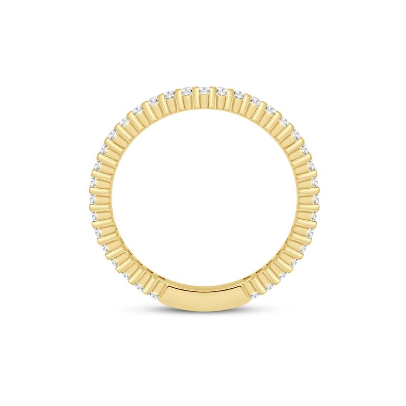 Round-Cut Sizeable Diamond Eternity Band in 14k Yellow Gold &#40;1/2 ct. tw.&#41; – Image 2 of 3