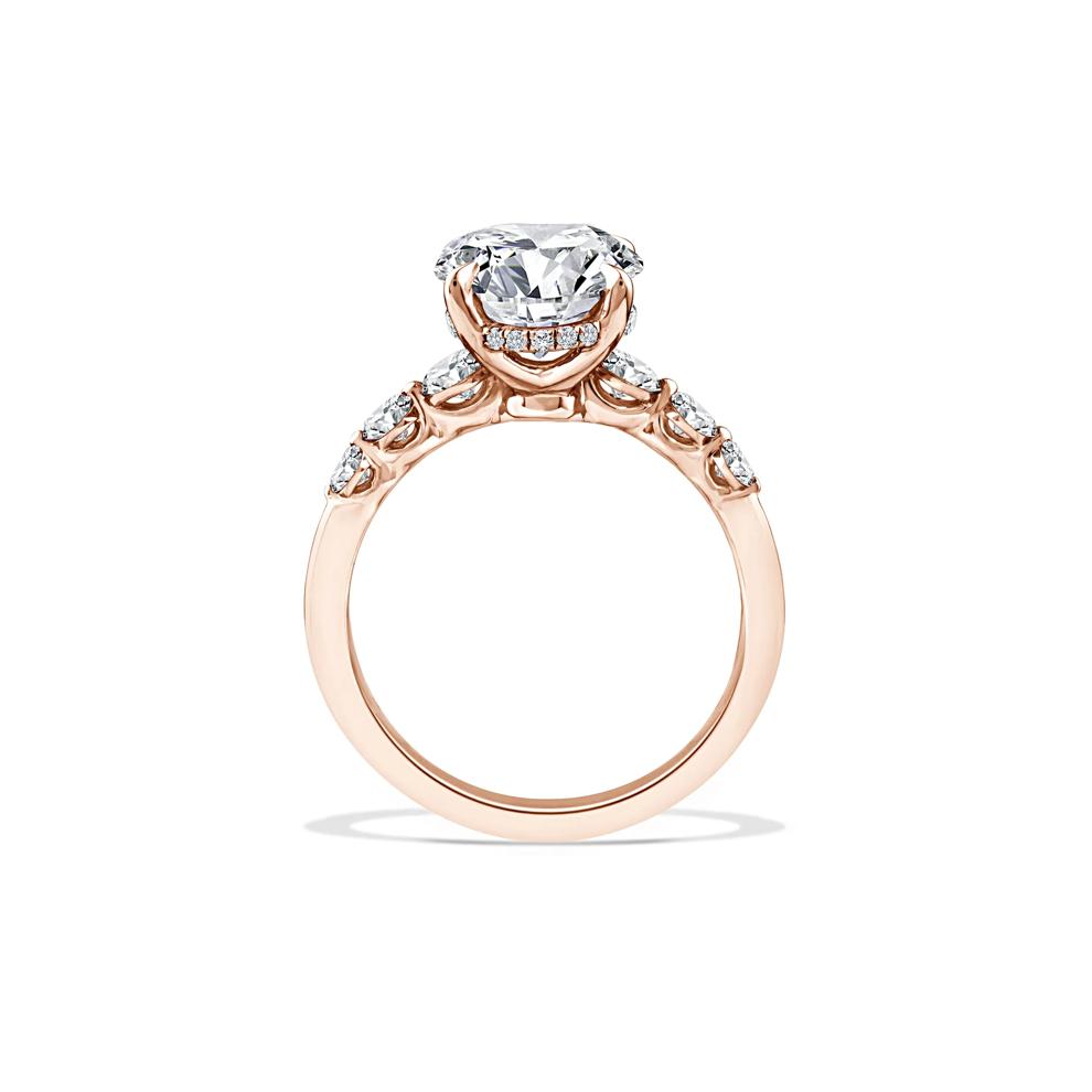 Lab Grown Diamond Oval Engagement Ring in 14K Rose Gold (4 5/8 ct. tw.) – Image 2 of 4