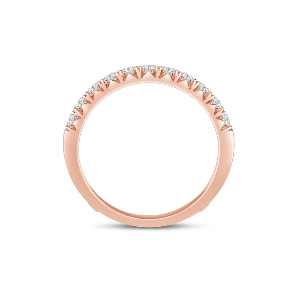 Lab Grown Diamond French Pav&eacute; Ring Enhancer in 14K Rose Gold (1 ct. tw.)  – Image 2 of 3