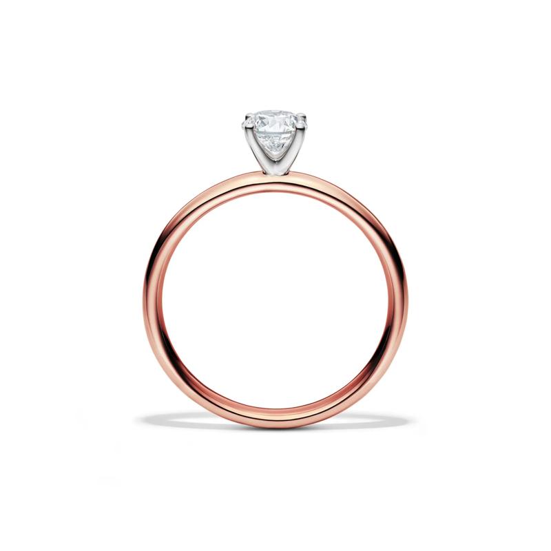 Diamond Round Brilliant Cut Solitaire Engagement Ring in 14K Rose Gold (1/2 ct.) – Image 2 of 5