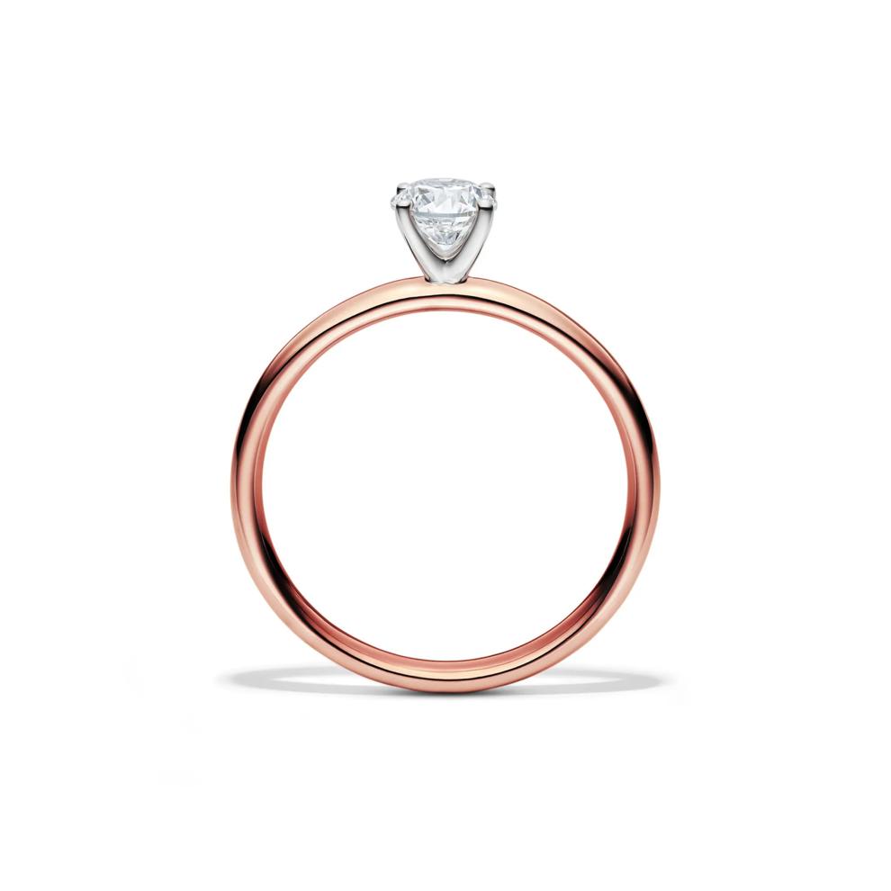 Diamond Round Brilliant Cut Solitaire Engagement Ring in 14K Gold – Image 2 of 5