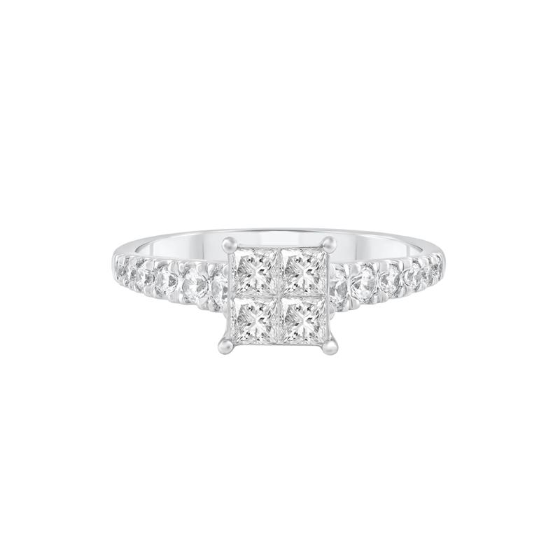 Diamond Engagement Ring in 10K Gold – Image 1 of 1