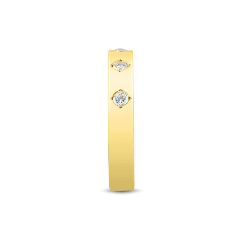 Lab Grown Diamond Five-Stone Band in Vermeil &#40;1/5 ct. tw.&#41; – Image 3 of 3