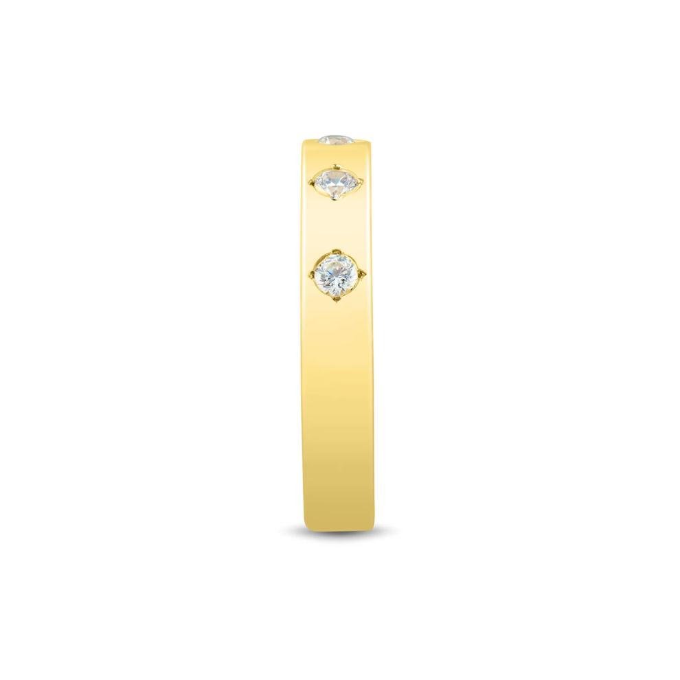 Lab Grown Diamond Five-Stone Band in Vermeil (1/5 ct. tw.) – Image 3 of 3