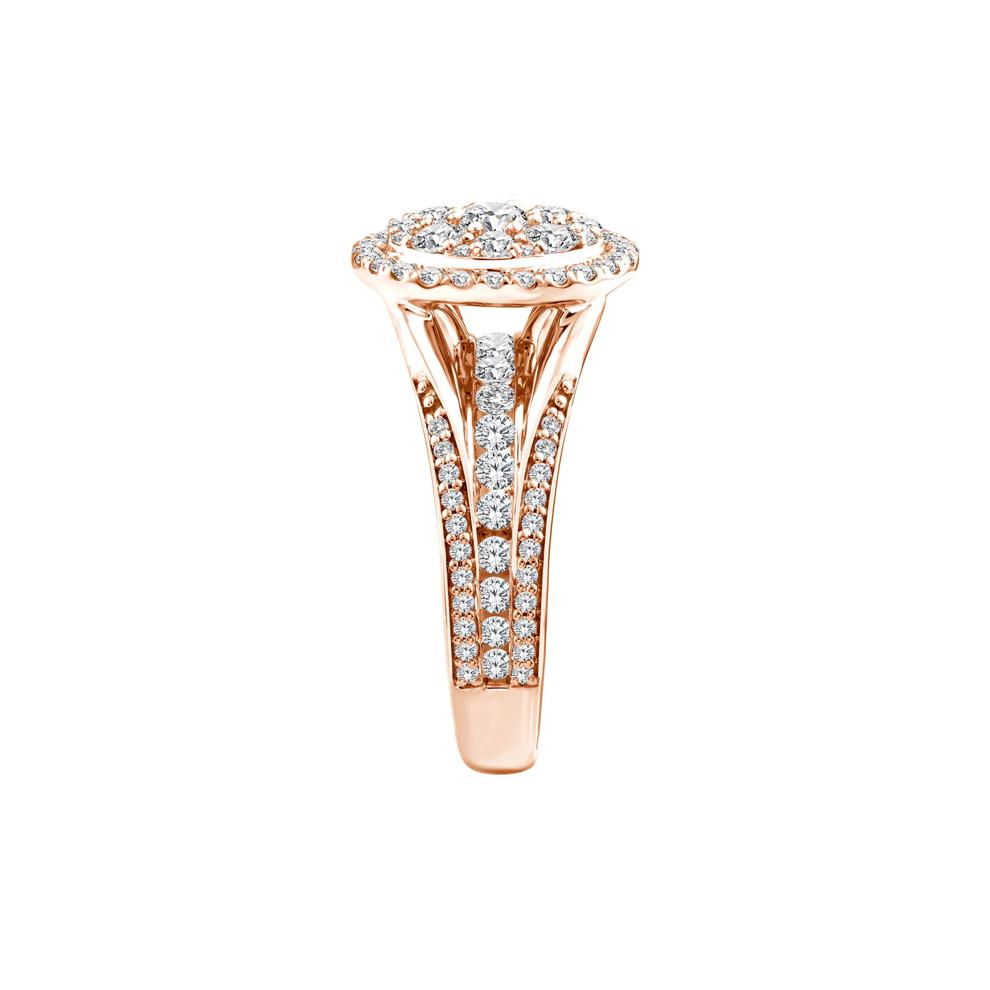 Diamond Composite Engagement Ring in 10K Rose Gold (1 1/2 ct. tw.) – Image 3 of 3