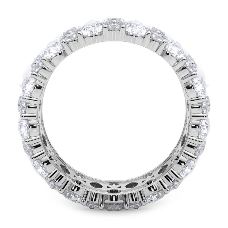 Lab Grown Diamond Multi-Stone Eternity Band in 14K White Gold &#40;6 ct. tw.&#41; – Image 2 of 5