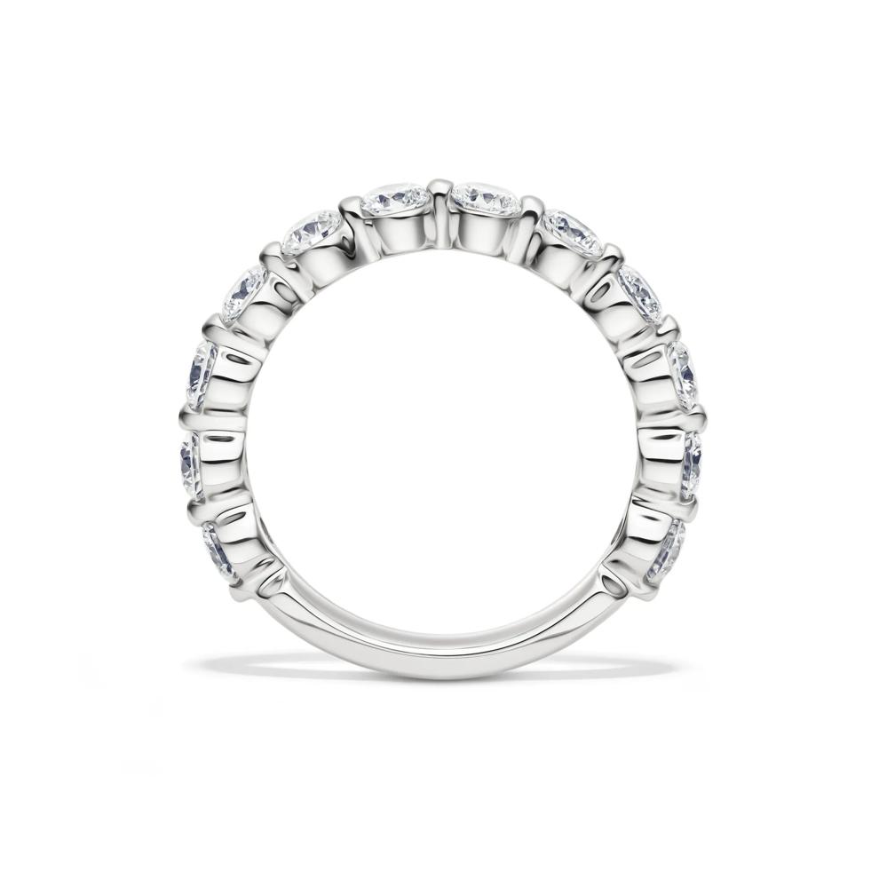 Lab Grown Diamond Wedding Band in 14K White Gold (1 1/2 ct. tw.) – Image 2 of 4