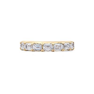 Lab Grown Diamond East-West Pave Band in 14K Gold