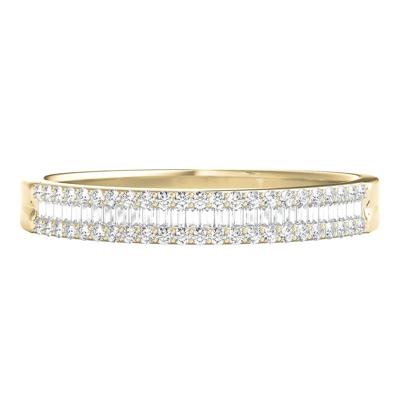 Baguette & Pave Diamond Wedding Band (1/4 ct. tw.)