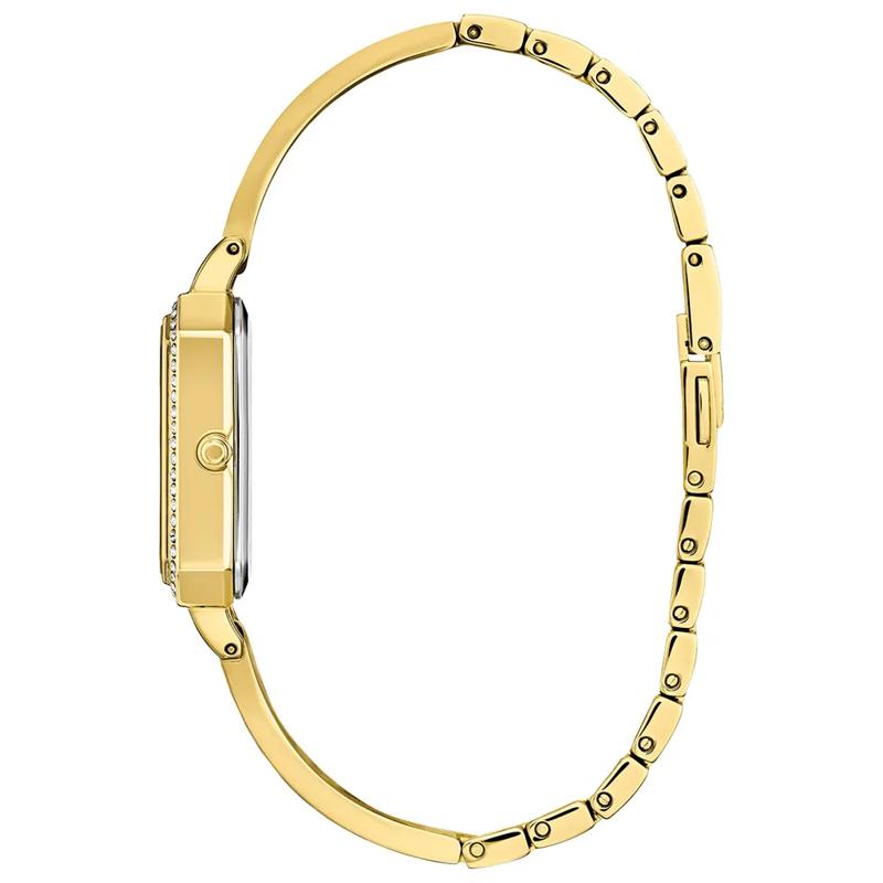 Silhouette Crystal Women&rsquo;s Watch in Yellow Gold-Tone Ion-Plated Stainless Steel – Image 2 of 2