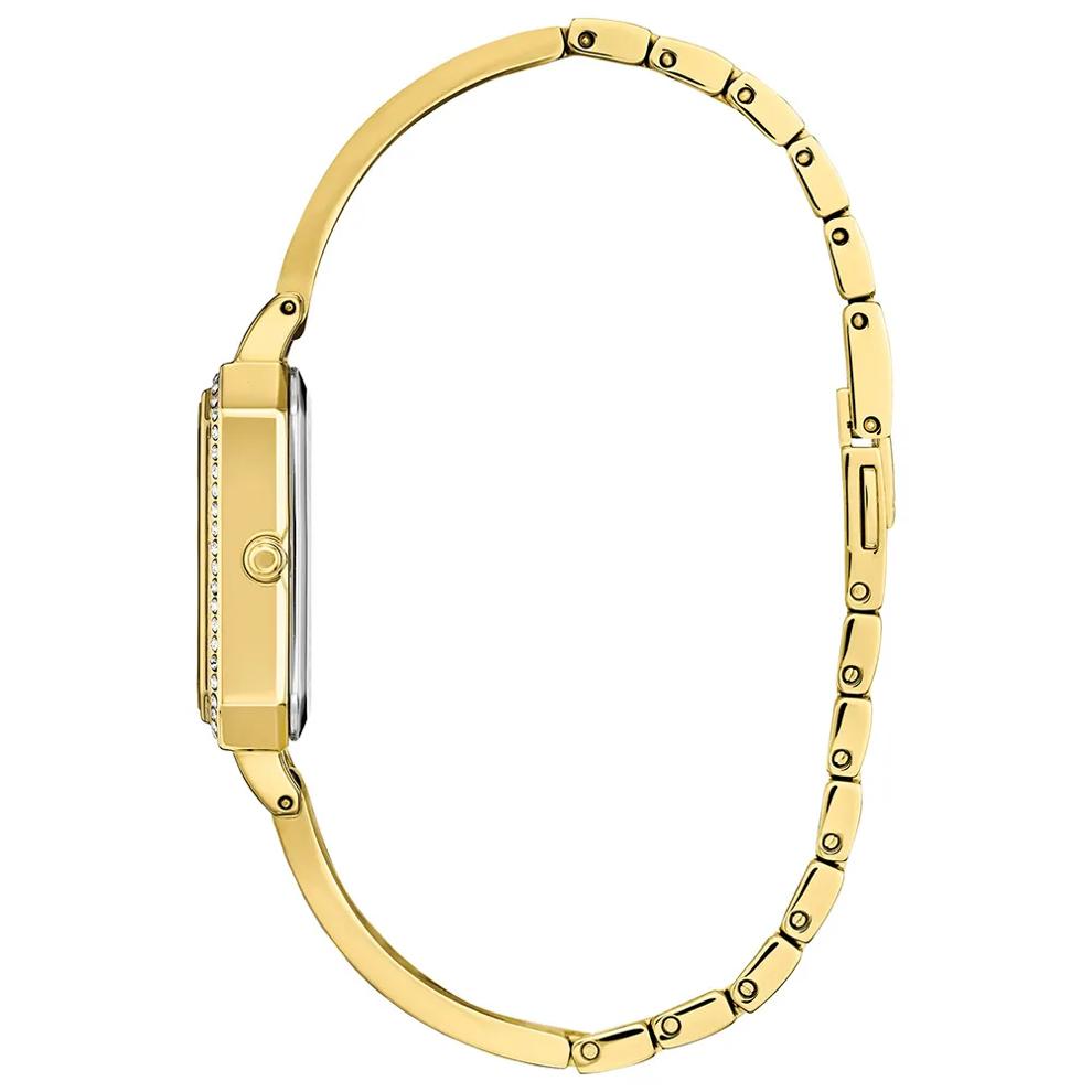 Silhouette Crystal Women&rsquo;s Watch in Yellow Gold-Tone Ion-Plated Stainless Steel – Image 2 of 2
