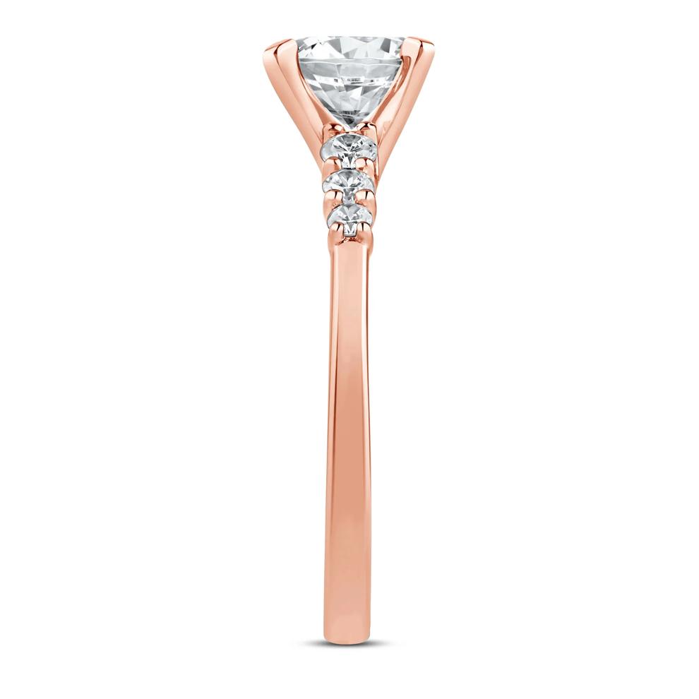 Diamond Semi-Mount in 14K Rose Gold (1/4 ct. tw.) – Image 6 of 6