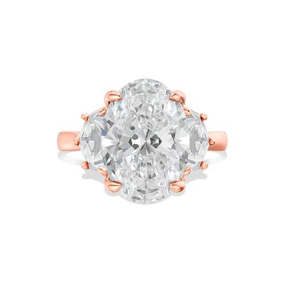 Penelope Lab Grown Diamond Engagement Ring in 14K Rose Gold (5 7/8 ct. tw.)