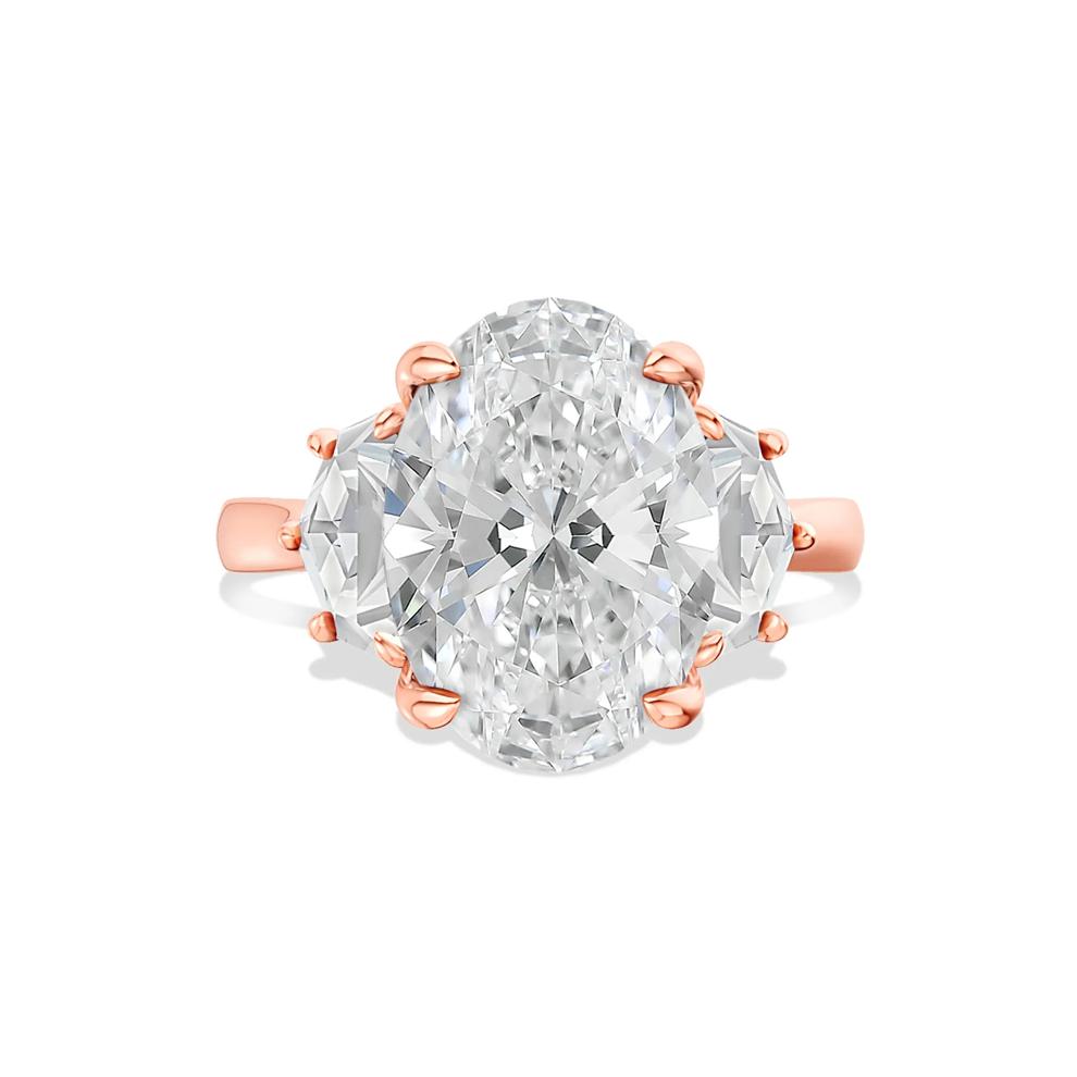 Penelope Lab Grown Diamond Engagement Ring in 14K Rose Gold (5 7/8 ct. tw.) – Image 1 of 4