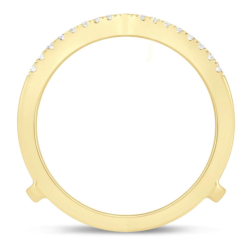 Diamond Chevron Insert in 10K Yellow Gold (1/5 ct. tw.) – Image 2 of 4