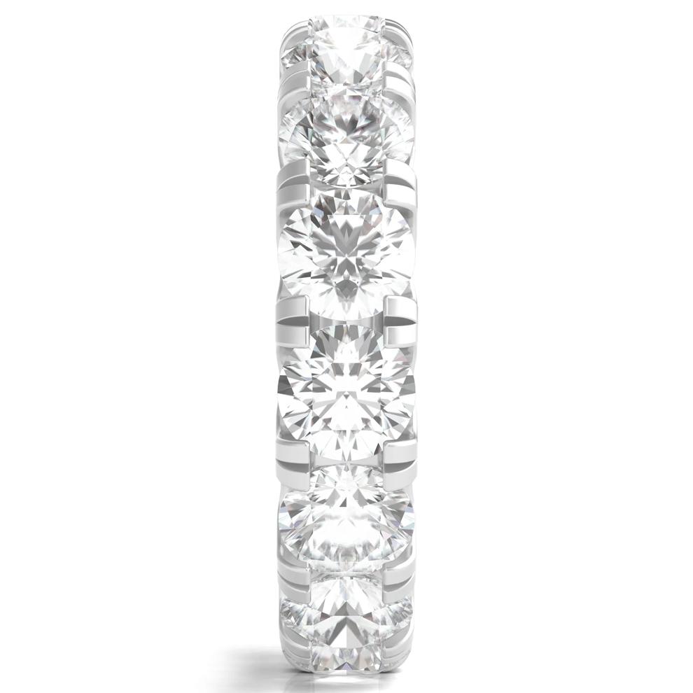 Lab Grown Round Diamond Eternity Band in Platinum (6 ct. tw.) – Image 3 of 3