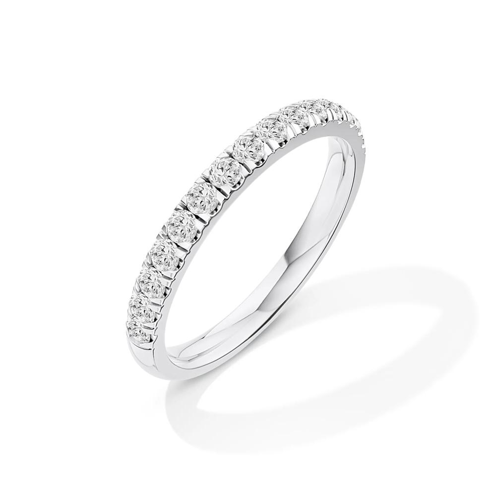 Lab Grown Diamond Emerald-Cut Bridal Set in 14K White Gold (5 ct. tw.) – Image 6 of 6