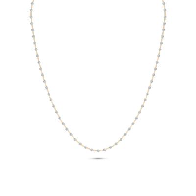 Lab Grown Diamond Sticks & Stones Necklace in 14K Yellow Gold (3 1/2 ct. tw.)