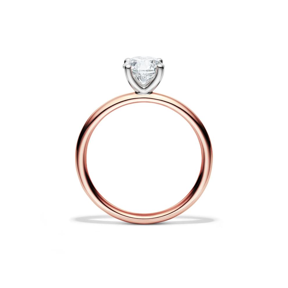 Diamond Round Brilliant Cut Solitaire Engagement Ring in 14K Rose Gold (1 ct.) – Image 2 of 5