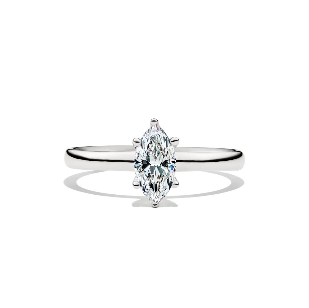 Diamond Marquise Solitaire Engagement Ring in 14K Yellow Gold (3/4 ct.) – Image 1 of 5
