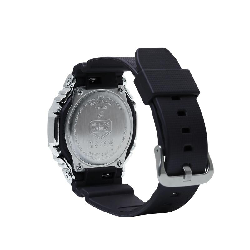Men&#39;s G-Steel Watch in Black Resin and Stainless Steel – Image 3 of 3