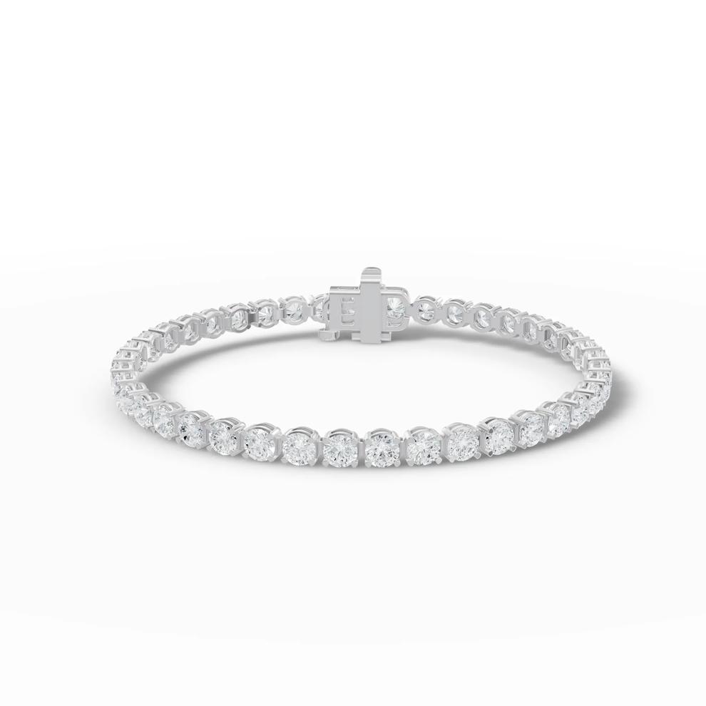 Lab Grown Diamond Tennis Bracelet in 14K White Gold, 7" (10 ct. tw.) – Image 1 of 2