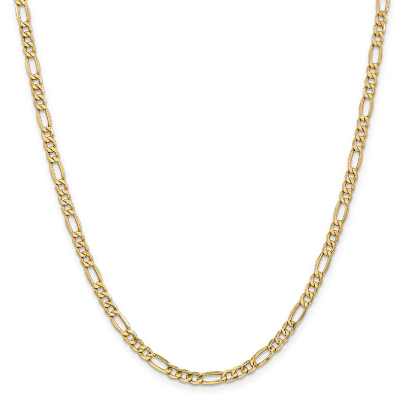 Semi-Solid Figaro Chain in 14K Yellow Gold, 24&quot; – Image 1 of 1