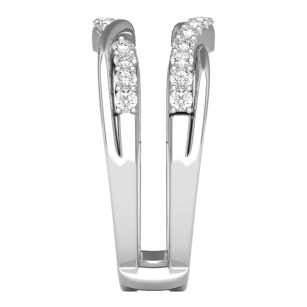 1/2 ct. tw. Diamond Ring Enhancer in 14K White Gold – Image 2 of 5
