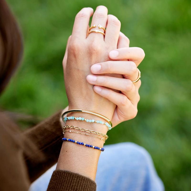 Cable Chain Bracelet in Vermeil, 4.15MM, 7.5&quot; – Image 3 of 4