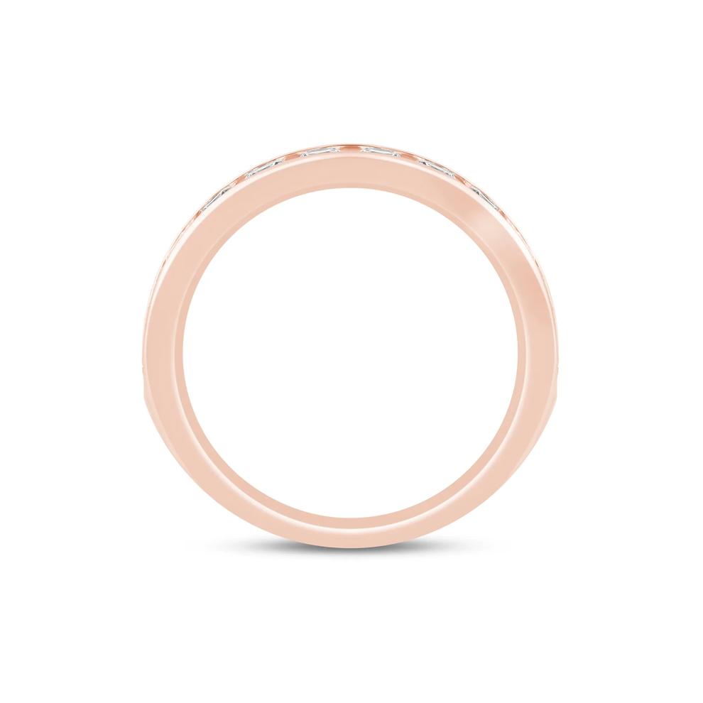 Lab Grown Diamond Channel-Set Band in 14K Rose Gold (1 ct. tw.) – Image 2 of 3