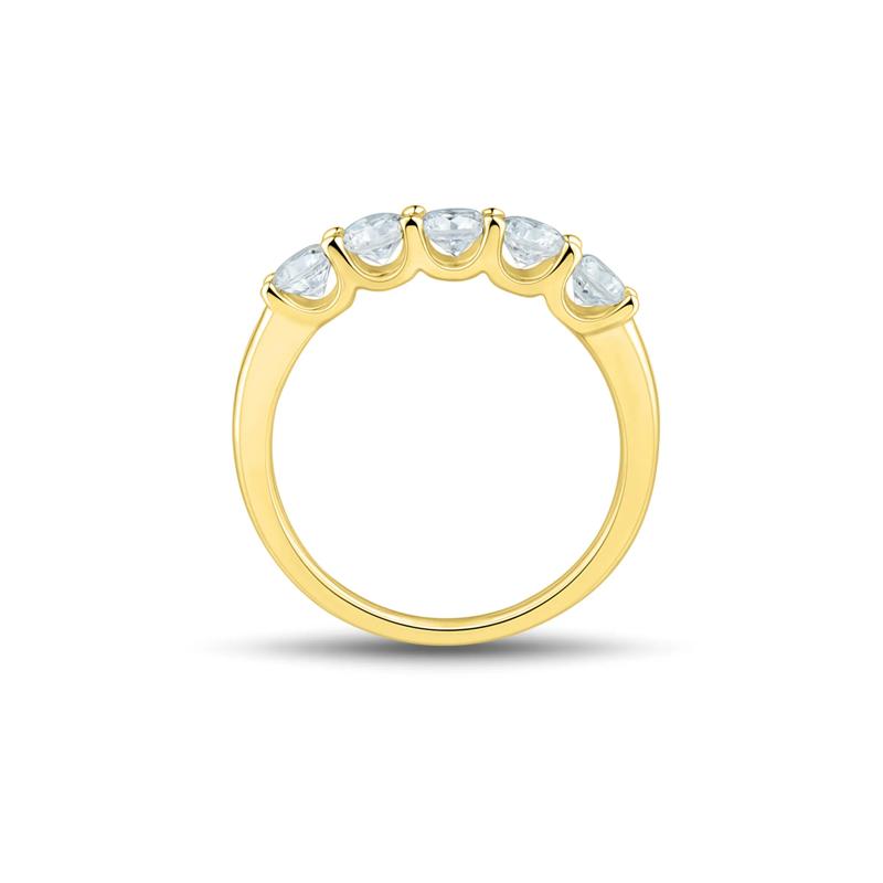 1 ct. tw. Diamond Anniversary Band in 14K Yellow Gold – Image 2 of 3